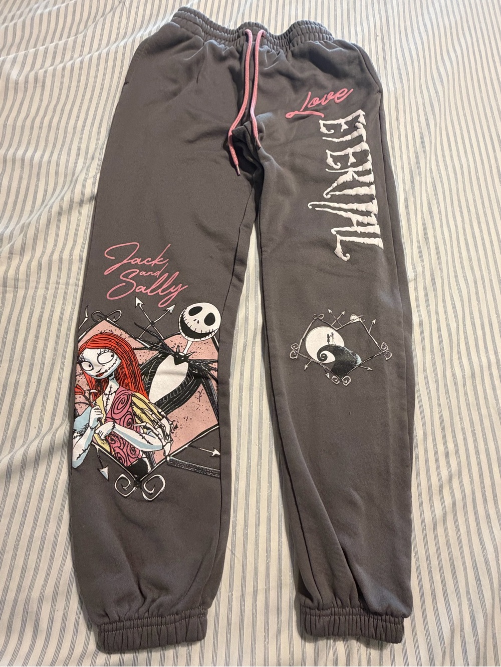 Disney The Nightmare Before Christmas Women’s Sweatpants, Size XXS (00)